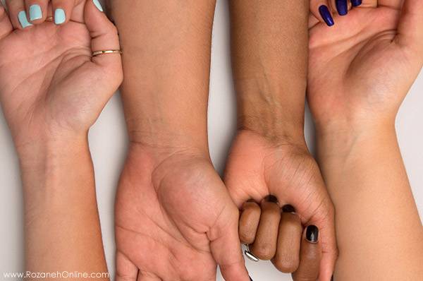 چگونه رنگ مناسب پوست خود را بشناسیم؟