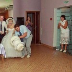 عروس و داماد و لحظه های طنز در روز عروسی