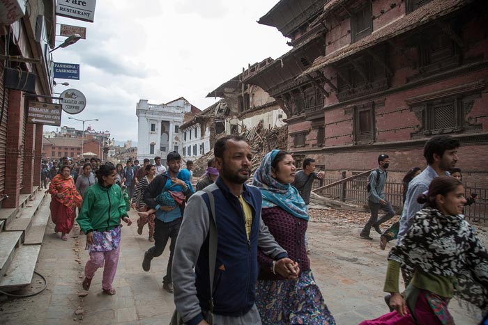 زمین لرزه نپال و تصاویر مربوط به آن