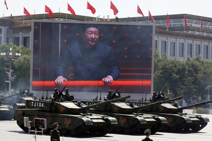 رژه ارتش چین در سالگرد پایان جنگ جهانی دوم