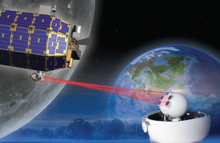 سرعت انتقال اطلاعات بین زمین و ماه