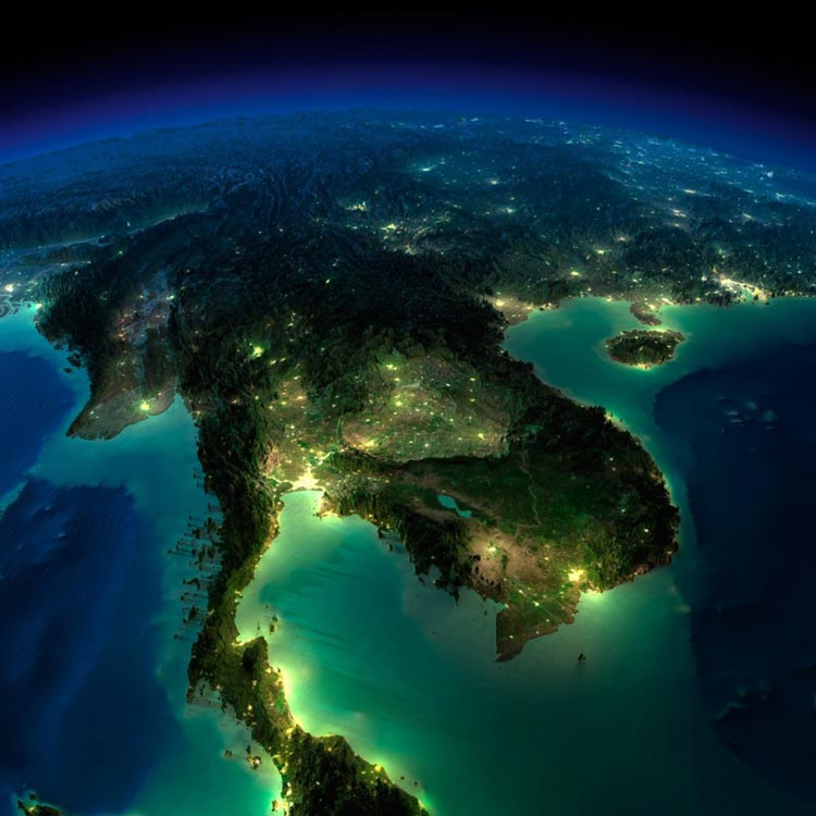 تصاویر ماهواره ای زیبا از زمین