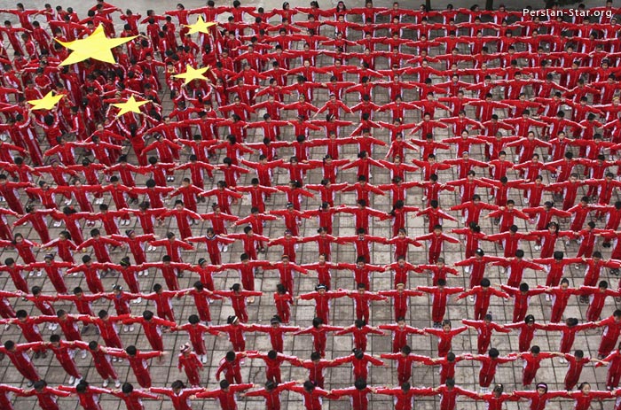 تصاویری از نظم شگفت‌انگیز چینی‌ها
