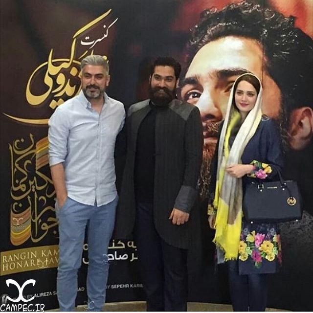 عکس بازیگران ایرانی با همسرانشان در مراسم مختلف