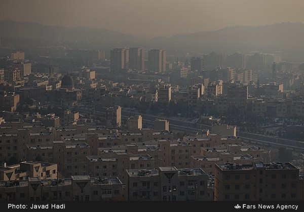 آلودگی هوای پایتخت به روایت تصویر