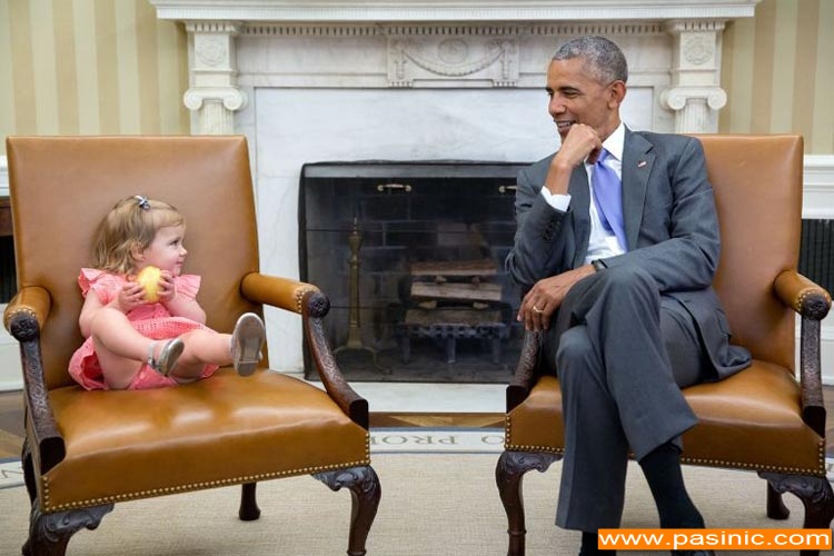 آخرین عکس های اوباما و خانواده اش