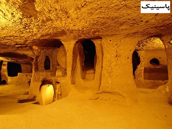 شهر زیر زمینی درینکویو یک شهر باستانی در ترکیه 