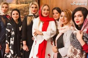 بازیگران زن ایرانی درمراسم افتتاحیه یک سالن زیبایی در مشهد