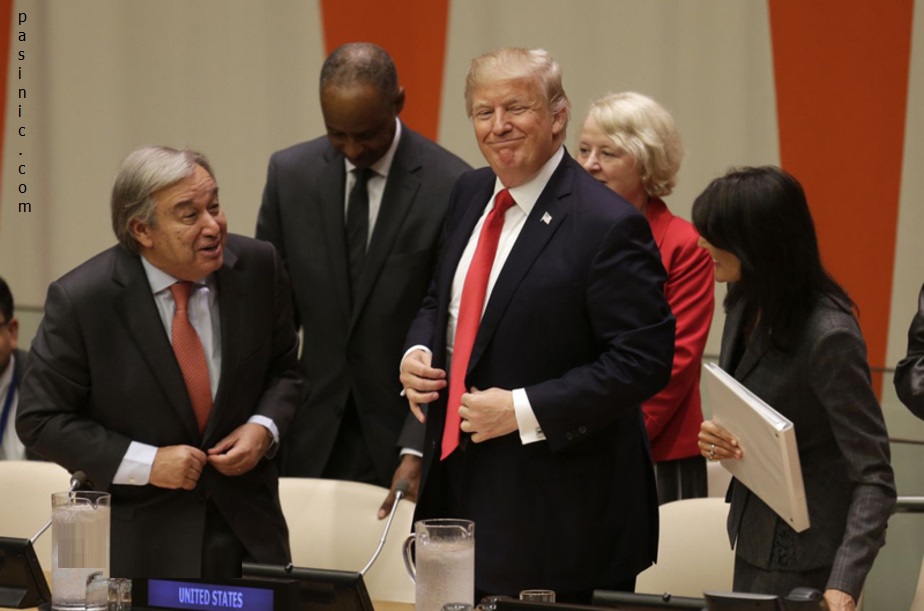 تصاویر اولین حضور ترامپ در سازمان ملل 