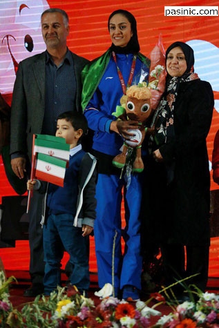 سپیده توکلی بانوی طلایی دوومیدانی ایران ذرمسابقات پنجگانه طلا گرفت