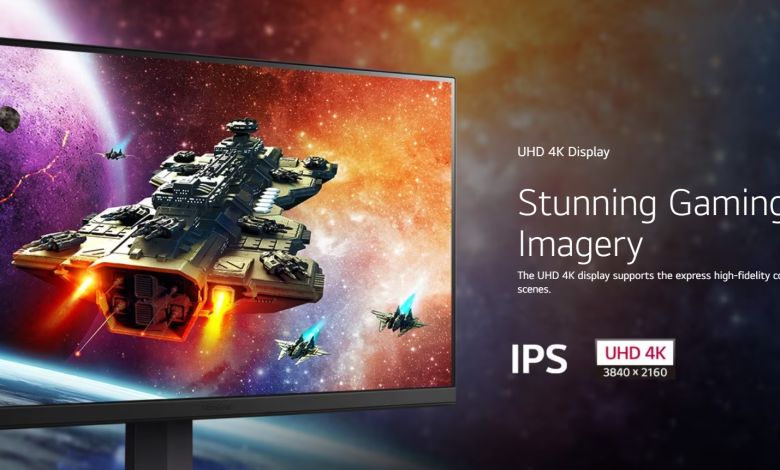 ال جی از مانیتور گیمینگ 27 و 32 اینچی 4K IPS UltraGear رونمایی کرد