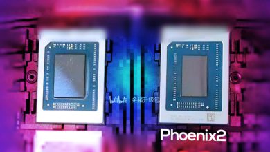 اولین عکس از پردازنده AMD Phoenix2 منتشر شد، کوچک تر از قبل