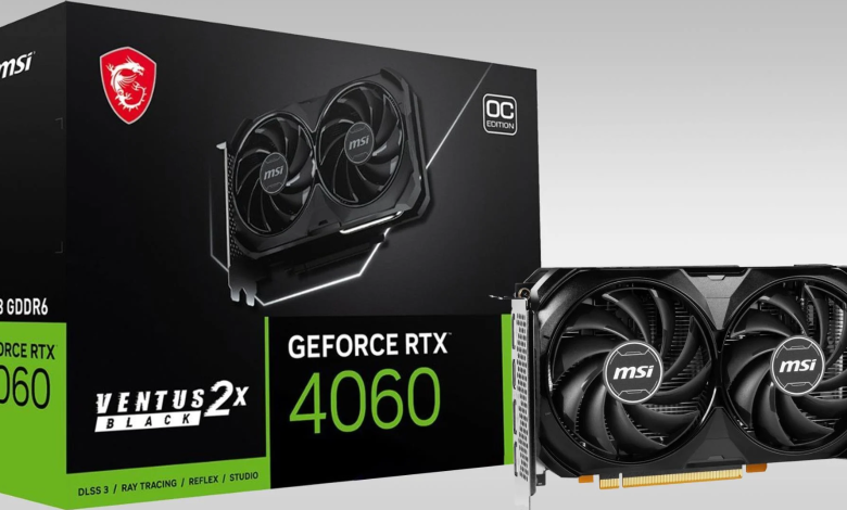 عرضه کارت گرافیک انویدیا GeForce RTX 4060 با قیمت 299 دلار آغاز شد
