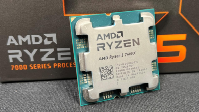 قیمت پردازنده 6 هسته ای Ryzen 5 7600X AMD کاهش یافت