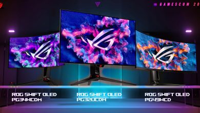 ایسوس از سه مانیتور گیمینگ ROG Swift رونمایی کرد، ادغام فناوری OLED و نرخ تازه سازی بالا