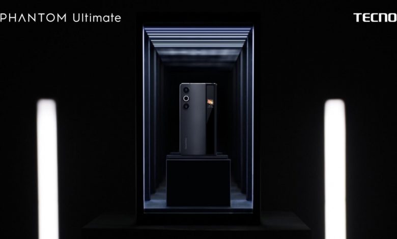 تکنو از گوشی مفهومی Phantom Ultimate با نمایشگر رول‌شونده رونمایی کرد + ویدیو
