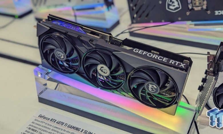 کارت گرافیک‌های رژیمی MSI در راهند:‌ آماده‌سازی 20 مدل RTX 40 GAMING SLIM