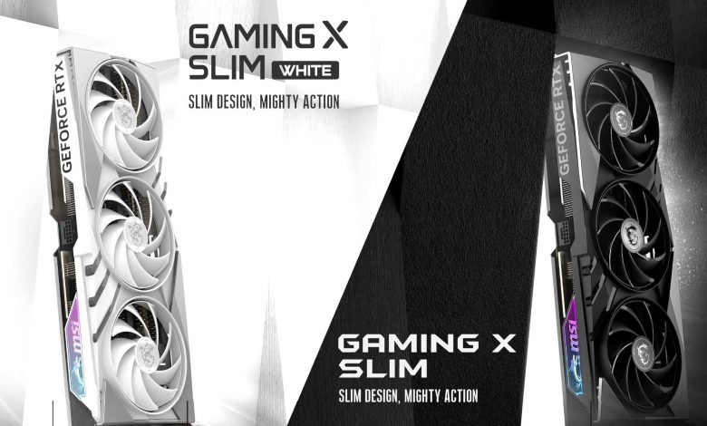 MSI سرانجام RTX 4090/4080 GAMING SLIM را عرضه کرد