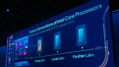 اینتل پردازنده‌های Arrow Lake Lunar Lake و Panther Lake در سال‌ 2024 و 2025 منتشر می‌کند