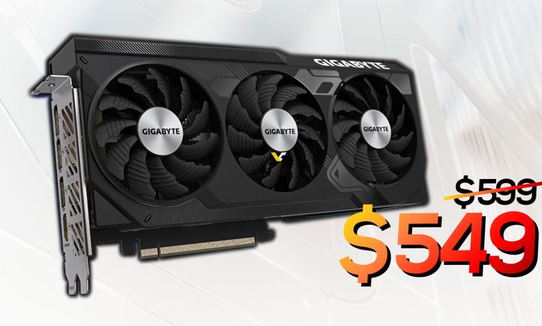 قیمت کارت گرافیک RTX 4070 انویدیا به 549 دلار کاهش یافت