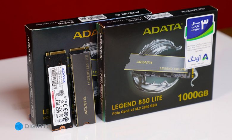 نقد و بررسی حافظه SSD ای‌دیتا Legend 850 Lite: ارزشمند و پرسرعت