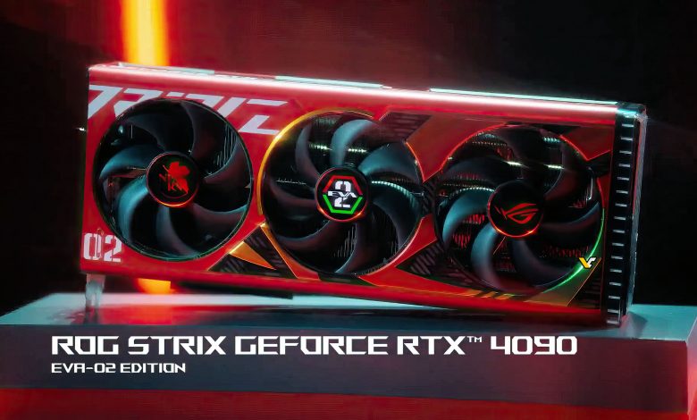 کارت گرافیک ROG STRIX RTX 4090 EVA-02 Edition ایسوس با قیمت 2299 دلار رونمایی شد