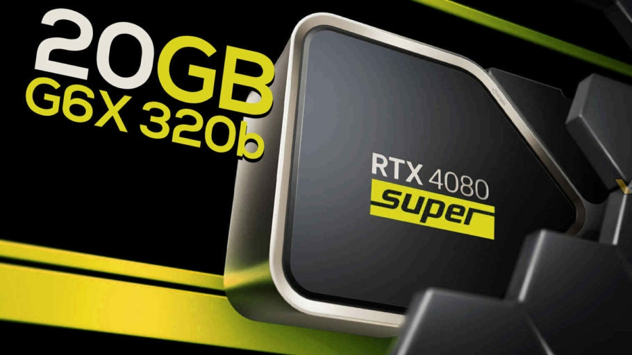 GeForce RTX 4080 SUPER به 20 گیگابایت حافظه مجهز است
