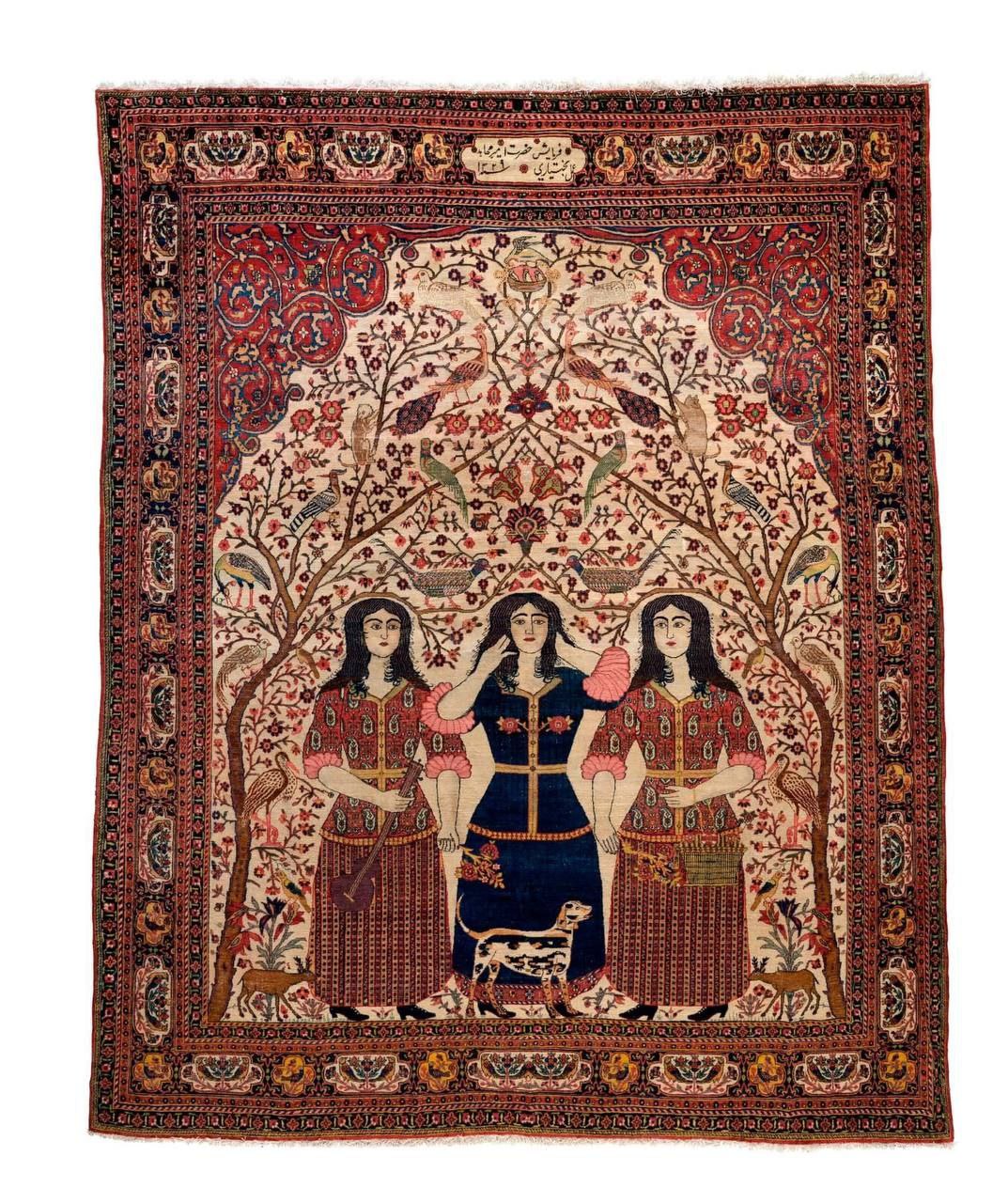 این قالی ۱۱۶ ساله بختیاری در حراج کریستی به قیمت ۶۱هزار دلار فروش رفت.