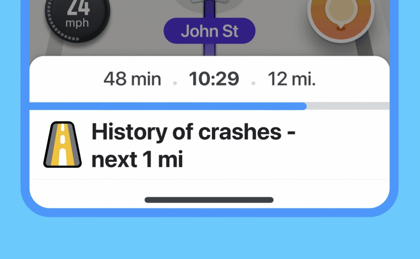 اپلیکیشن Waze اکنون در جاده‌های مستعد تصادف به شما هشدار می‌دهد