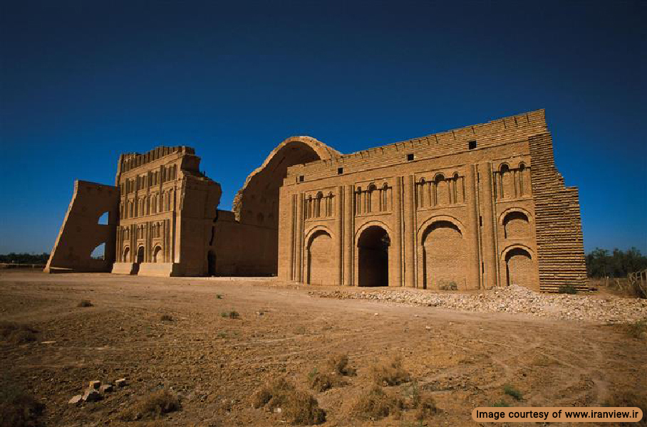 خرابی تیسفون در نتیجه حمله اعراب