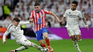 باخت ۰-۳ اتلتیک مقابل رئال مادرید/ درخشش پایان‌ناپذیر امباپه در ورزشگاه سن مامس