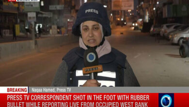 حمله نظامیان اسرائیلی به خبرنگار پرس‌تی‌وی در کرانه باختری