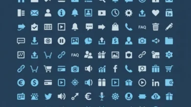 نمونه‌های آماده پرامپت طراحی آیکون برای ساخت مجموعه آیکون یکدست