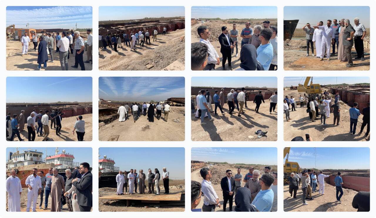 بازدید عمومی از پروژه لندینگ کرافت 3000 تنی نوینکس در شرکت کشتی سازی مینوبار اروند در آبادان