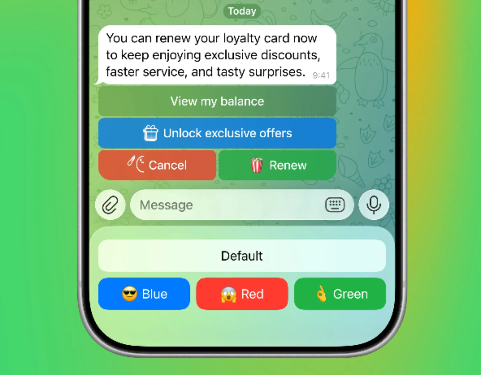 تلگرام جدید از راه رسید؛ جزئیات کامل آپدیت ۲۰۲۶ رنگبندی دکمهها در باتهای تلگرام