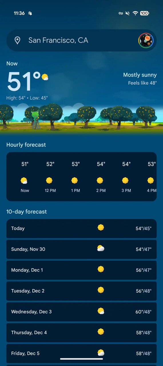خداحافظی با اپ محبوب اندروید / گوگل «اپ هواشناسی» را حذف میکند خداحافظی با اپ محبوب اندروید / گوگل «اپ هواشناسی» را حذف میکند