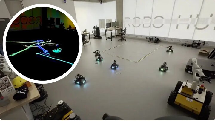 لشکر روبات ها با موسیقی اثر هنری خلق می کنند