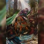 «آهن و آفتاب» روح‌الامین منتشر شد؛ نقشی از صحنه شهادت حضرت ابوالفضل(ع)