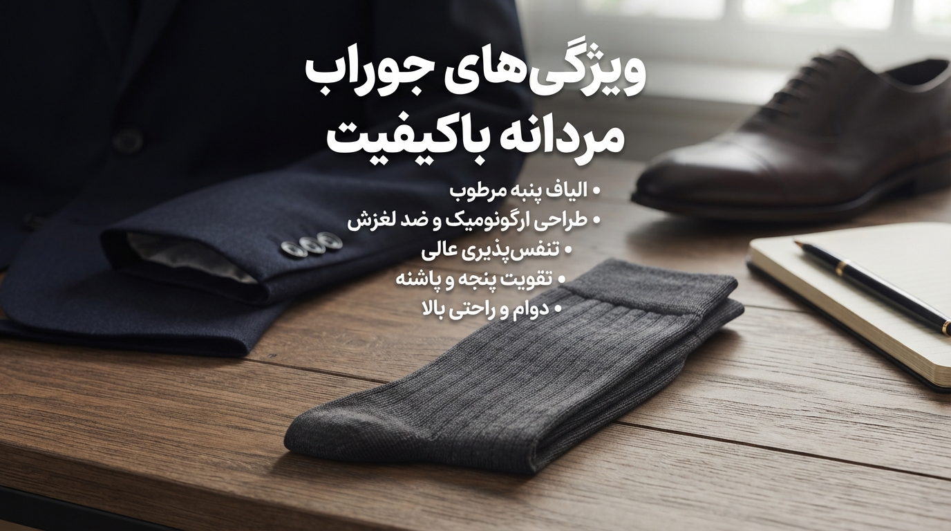 ویژگی‌های یک جوراب مردانه باکیفیت