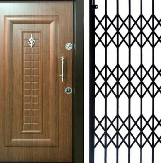 بهترین حفاظ درب آپارتمان برای امنیت بیشتر و زیبایی منزل