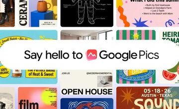 با Google Pics آسان‌تر از قبل پست و پوستر بسازید