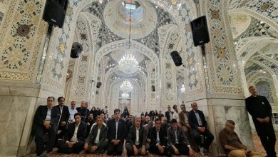 تجدید میثاق مدیران نظام سلامت با آرمان‌های رهبر شهید در جوار حرم رضوی